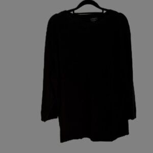 CASHMERE SALE! Talbots Black Pure Cashmere Sweater Size 2X
